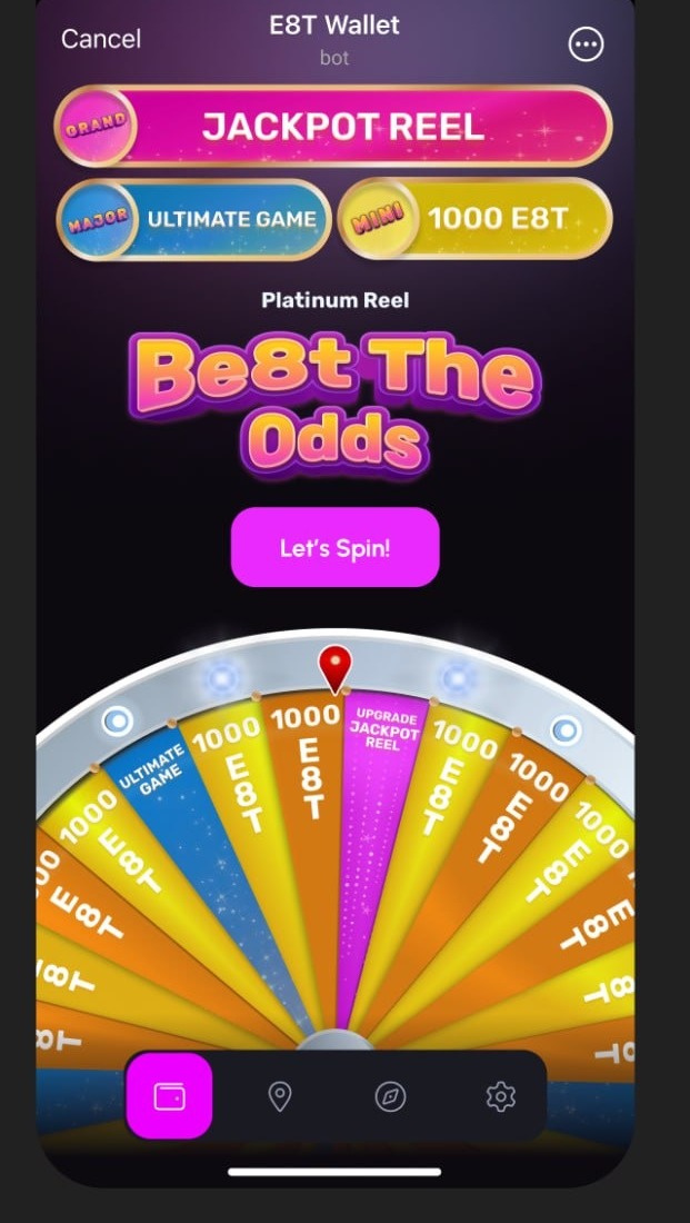 Be8t the Odds Wheel